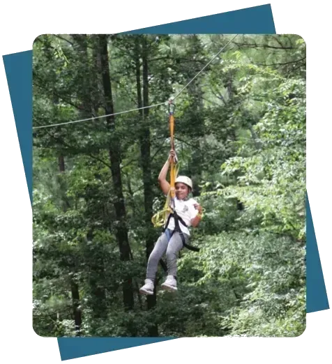 child-on-zip-line